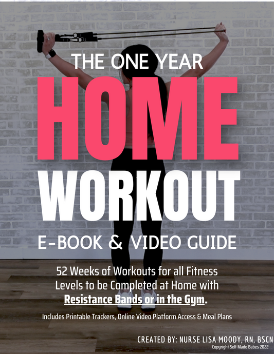 1 Year Home Workout Plan ✨ Resistance Bands at Home or Dumbbell/ Gym Friendly