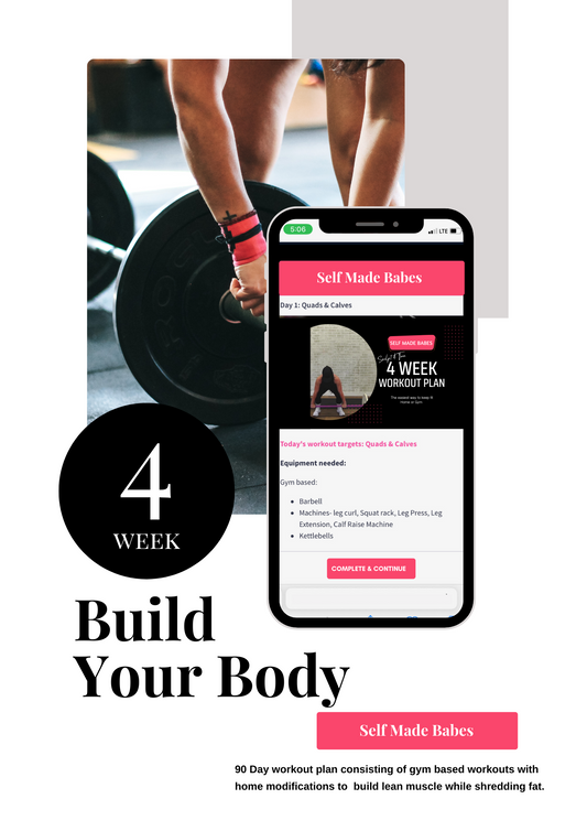 Build Your Body 4 Week Workout Plan